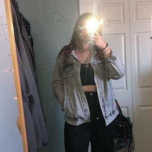 GUESS denim wash jean jacket